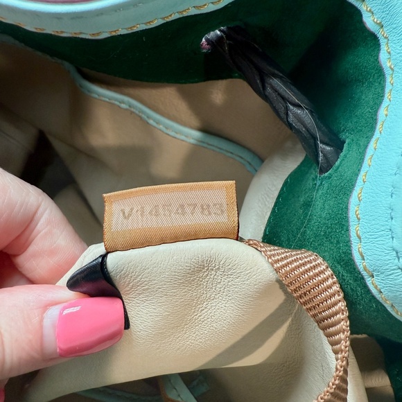 NWT Dooney & Bourke Florentine Hattie Drawstring - Pale Blue - Picture 12 of 12